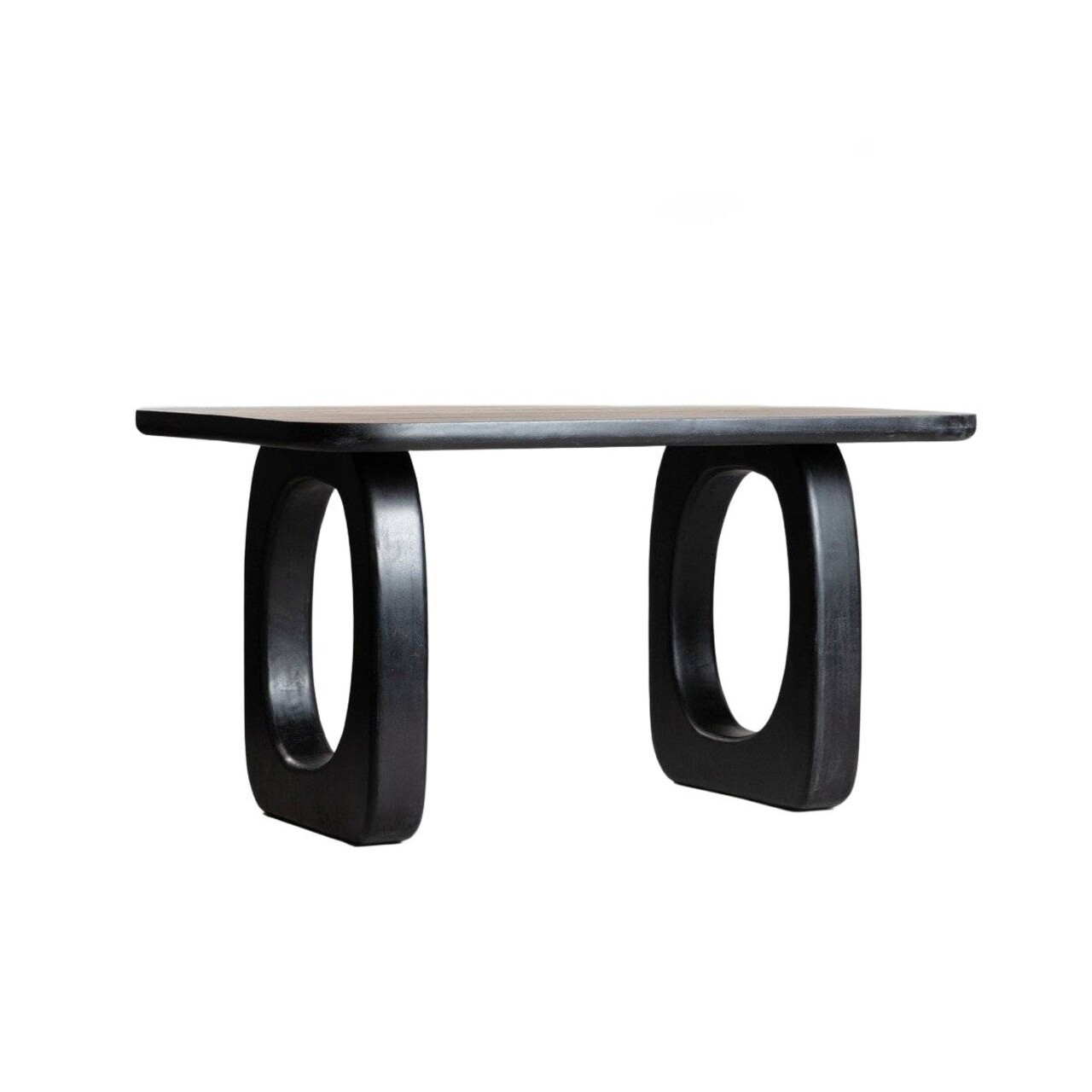 Masa Astir, Homla, 140x100x76 cm, lemn, negru
