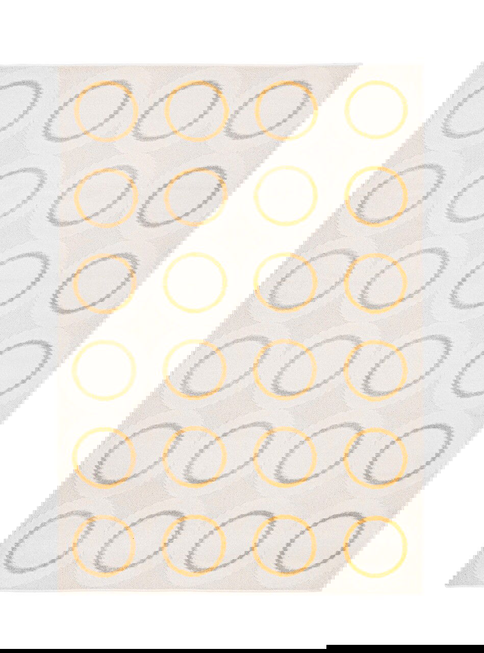 Covor Zina, Bizzotto, 160x230 cm, polipropilena/poliester, galben