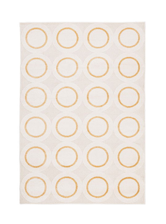 Covor Zina, Bizzotto, 160x230 cm, polipropilena/poliester, galben