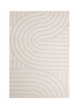 Covor Zina, Bizzotto, 160x230 cm, polipropilena/poliester, crem