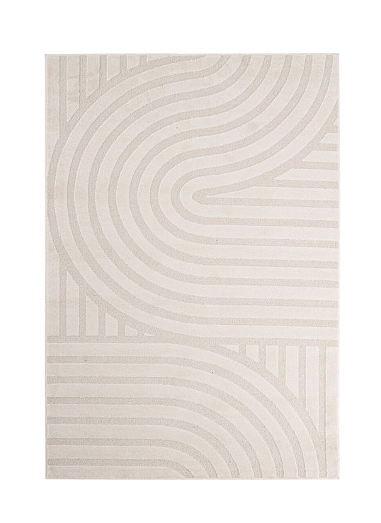 Covor Zina, Bizzotto, 160x230 cm, polipropilena/poliester, crem