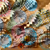 Serviciu de masa 18 piese Madison Caledonia, Tognana, portelan, multicolor