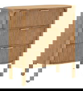 Comoda Goteborg, Mauro Ferretti, 80.5x47x82 cm, lemn de brad/MDF/fier, maro