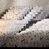 Lenjerie de pat Emaly, Homla, 160x200 cm, bumbac, multicolor