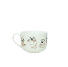 Cana mic dejun, Dogs, Brandani, 12.5x9 cm, portelan New Bone China