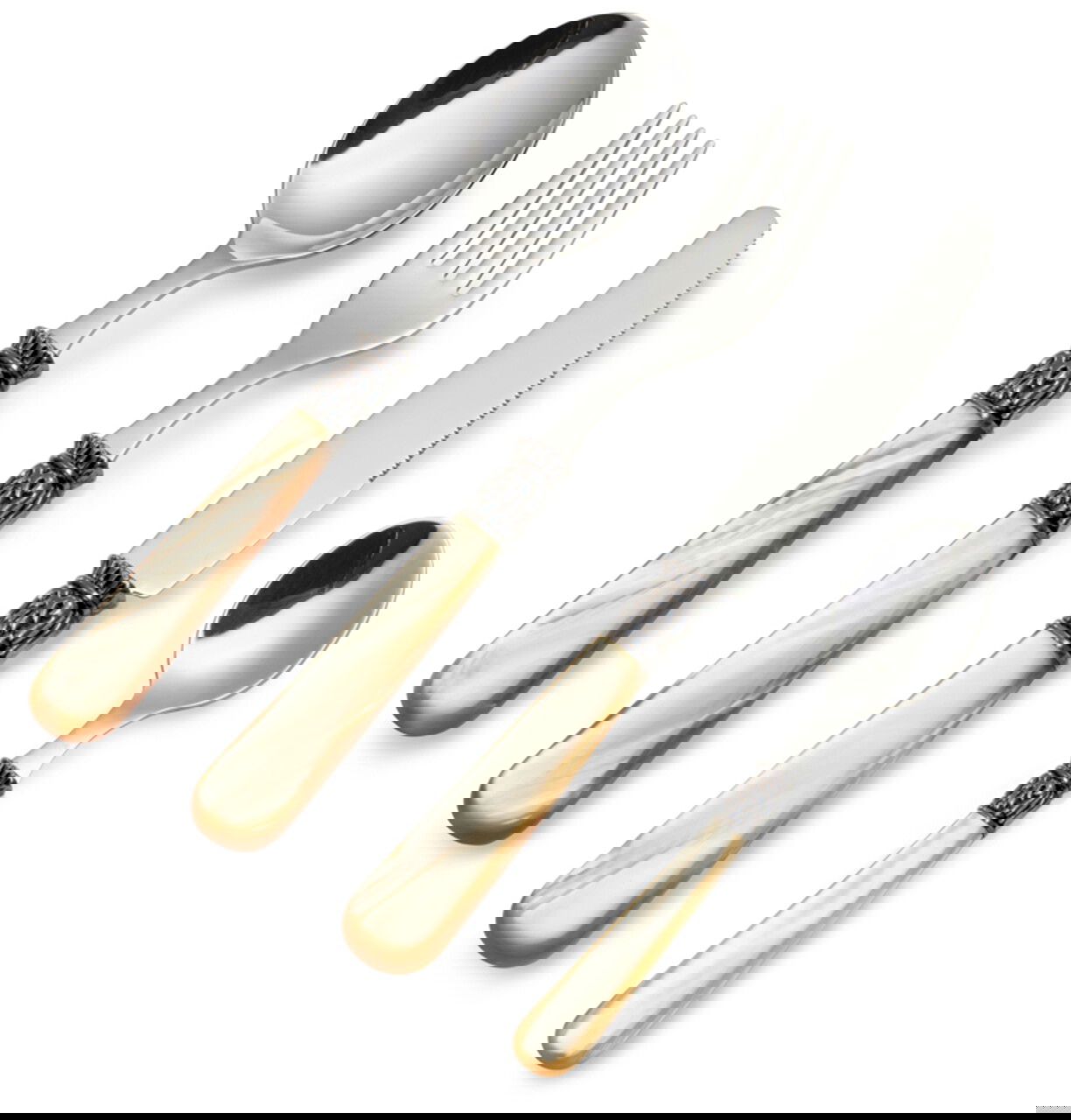 Set tacamuri 16 piese, Amber, Brandani, inox