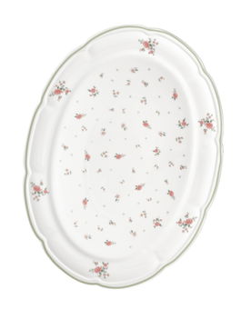 Platou servire, Nonna Rosa, Brandani, 40x30 cm, portelan