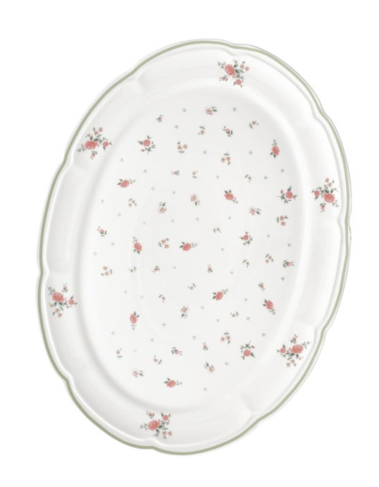 Platou servire, Nonna Rosa, Brandani, 40x30 cm, portelan