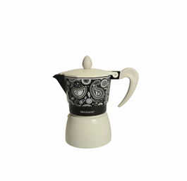 Cafetiera filtru 3 cesti, Shanti, Brandani, 15x9x16 cm, aluminiu