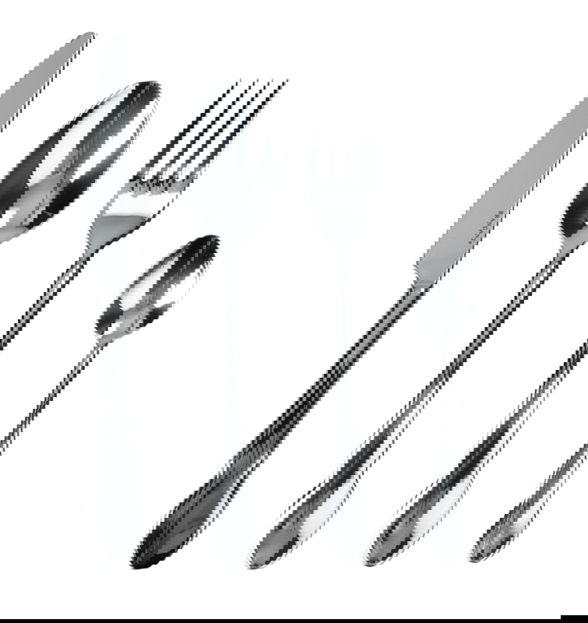 Set tacamuri 24 piese, Antichi Shiny, Brandani, inox