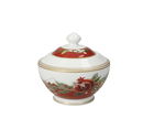 Zaharnita cu capac, Carol, Brandani, 11x10 cm, portelan New Bone China