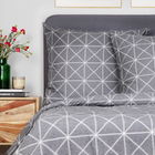 Lenjerie de pat Felix Grey, Homla, 200x220 cm, bumbac, gri/alb