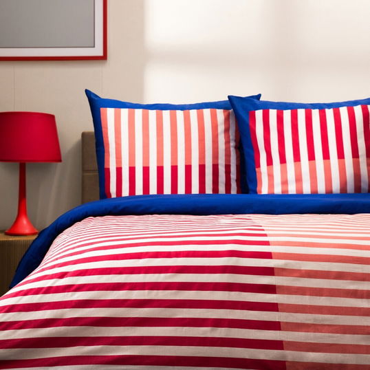 Lenjerie de pat Color Vibes, Homla, 200x220 cm, bumbac, multicolor