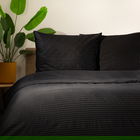 Lenjerie de pat Agnes, Homla, 160x200 cm, bumbac satinat, negru