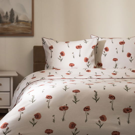 Lenjerie de pat Meadow Flowers, Homla, 160x200 cm, bumbac, multicolor