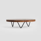 Platou Rillet, Homla, 34x9 cm, lemn/metal, maro/negru