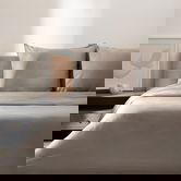 Lenjerie de pat Bamsa, Homla, 160x200 cm, bambus, gri
