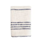Patura Cortes, Homla, 130x170 cm, bumbac, ecru/albastru