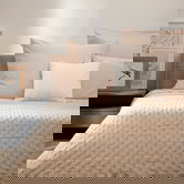 Cuvertura de pat Anda, Homla, 200x220 cm, microfibra, bej