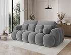 Canapea extensibila 3 locuri ELTAP, Cotonn, 256x119x105 cm, lemn/poliester, gri
