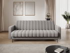 Canapea extensibila 3 locuri ELTAP, Roneyy, 212x89x86 cm, lemn/poliester, gri