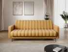 Canapea extensibila 3 locuri ELTAP, Roneyy, 212x89x86 cm, lemn/poliester, mustar