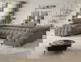 Coltar extensibil dreapta 3 locuri ELTAP, RT-20ROY, Fectory, 346x205x93 cm, lemn/poliester, maro