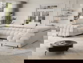 Coltar extensibil dreapta 3 locuri ELTAP, RT-20BAF, Fectory, 346x205x93 cm, lemn/poliester, bej deschis