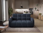Canapea extensibila 3 locuri ELTAP, Deverio, 154x103x83 cm, lemn/poliester, albastru