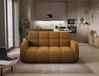 Canapea extensibila 3 locuri ELTAP, Deverio, 154x103x83 cm, lemn/poliester, mustar