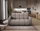 Canapea extensibila 3 locuri ELTAP, Deverio, 154x103x83 cm, lemn/poliester, bej inchis