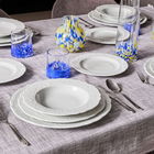 Serviciu de masa 18 piese Fleur Bianco, Andrea Fontebasso, portelan, alb