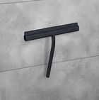 Racleta pentru baie Agana, Wenko, 25x4x22 cm, inox/silicon, negru
