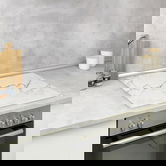 Protectie perete bucatarie Marble, Wenko, 60x52 cm, PVC, multicolor