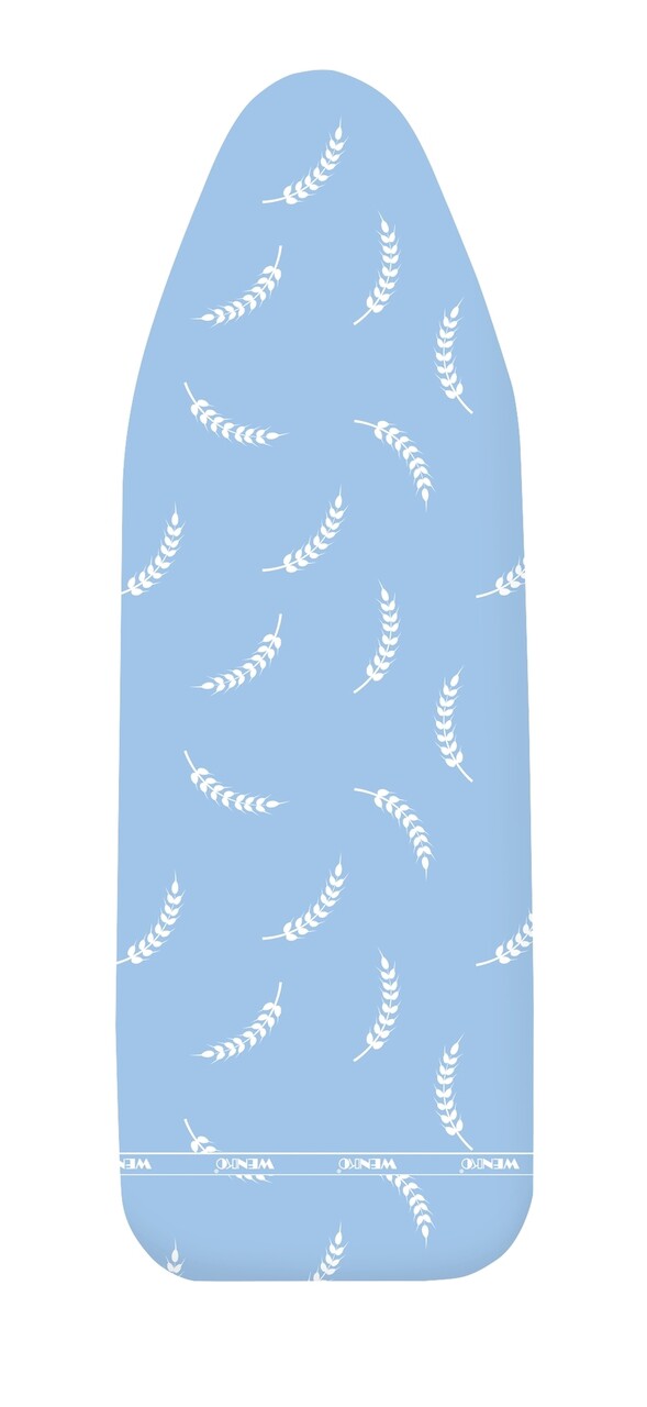 Husa pentru masa de calcat Air Comfort, Wenko, 140x48 cm, bumbac, albastru/alb