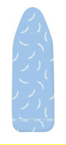 Husa pentru masa de calcat Air Comfort, Wenko, 140x48 cm, bumbac, albastru/alb