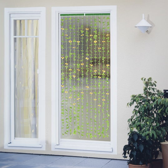 Perdea decorativa pentru usa Sunflowers, Maximex, 90x1x190 cm, poliester/polipropilena, multicolor