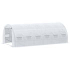 Outsunny Seră de grădină 18 m², cu ușă și pereți laterali, 12 ferestre, structură din oțel PE, Anti-UV, 6L x 3l x 2H m, alb | Aosom Romania