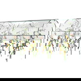 Outsunny Seră de grădină seră pentru roșii 4 arcuri din oțel pânză din PVC 4 x 1,23 x 1,71 m verde | Aosom Romania