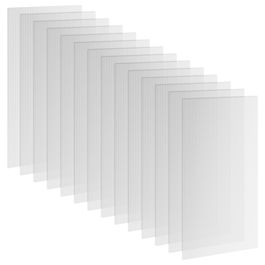 Outsunny 14 panouri de policarbonat alveolar 4 mm, rezistent la UV, personalizabil, dim. unui panou 121L x 61l cm | Aosom Romania