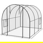 Outsunny Sera 3 x 2 x 2m cu Usa Rulanta si Fereastra, Transparent | Aosom Romania