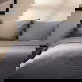 Lenjerie de pat Gossy, Homla, 160x200 cm, bumbac, albastru/gri