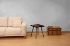 Taburet, Qunef, Ceremony Koltuk Pouffe, 50x120 cm, Cadru: 100% MDF, Crem