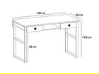 Set de scaune, Beckley, Rubi, MDF , Galben/Negru
