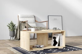 Corp biblioteca, Caliente, Mona, 80x152x30 cm, GEAM SECURIZAT, Negru