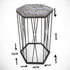 Masuta, Comforty, Cetrus Deniz, 40x62x35 cm, PAL, Stejar / Negru
