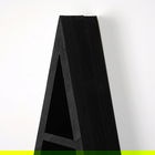 Raft de perete, Evila Originals, Cry002-S, 26x50x6 cm, Lemn masiv, Negru