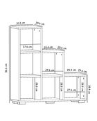 Dulap multifunctional, Inarch, Ç007, 90x96.6x29.6 cm, PAL, Maro