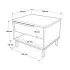 Noptiera, Locelso, On14-W, 53.6x42.4x44.5 cm, PAL, Alb