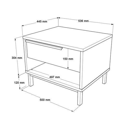 Noptiera, Locelso, On14-W, 53.6x42.4x44.5 cm, PAL, Alb